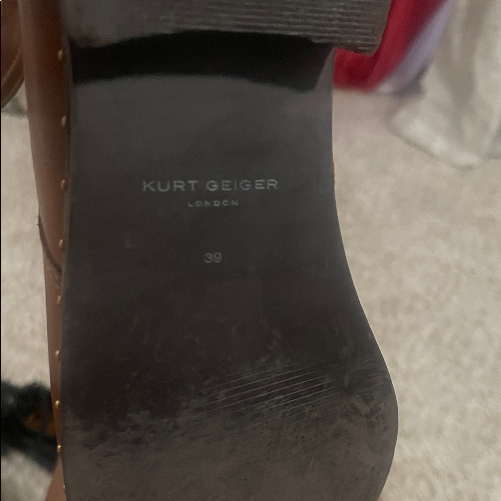 Kurt Geiger Brown Leather Footwear